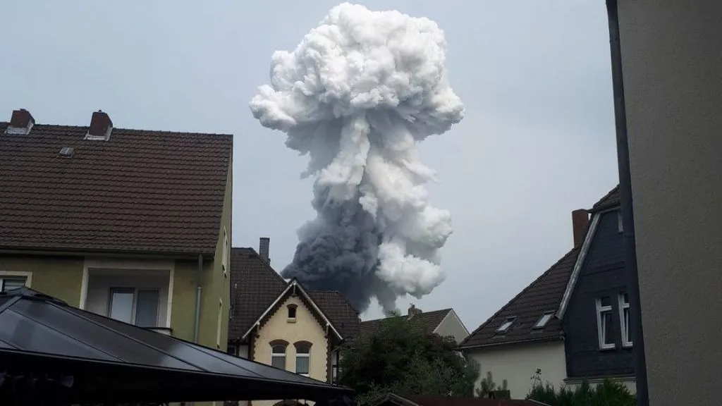 В Германии взорвался химический завод «Bayer»