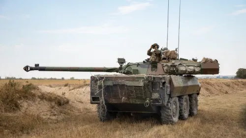 ВСУ раскритиковали французские колёсные танки AMX-10 RC