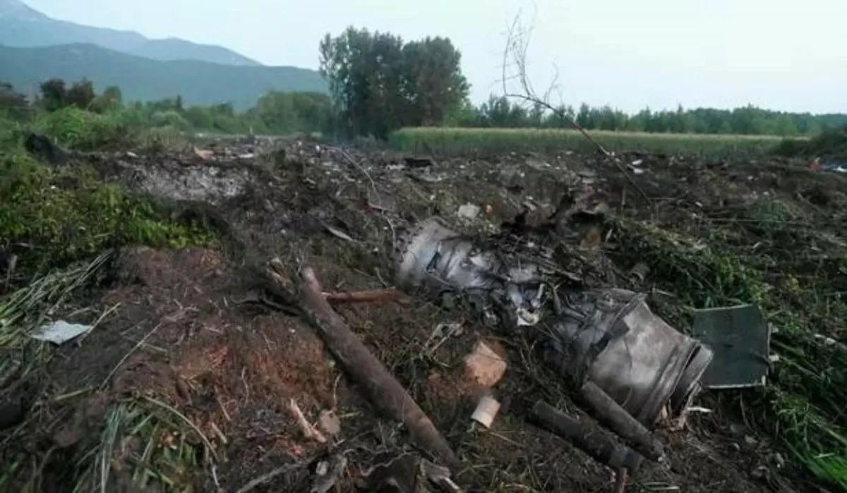 Стало известно, что перевозил разбившийся украинский самолёт