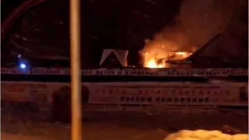 В российском регионе произошёл пожар в конном центре