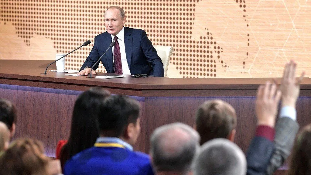 Названа дата большой пресс-конференции Владимира Путина