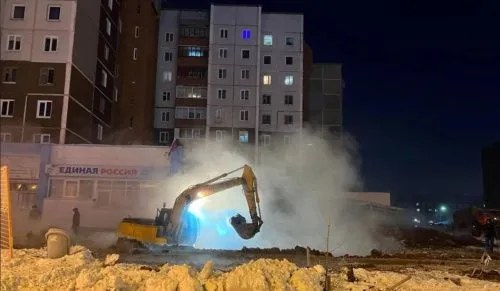 В Красноярске коммунальная авария оставила без отопления несколько десятков жилых домов 