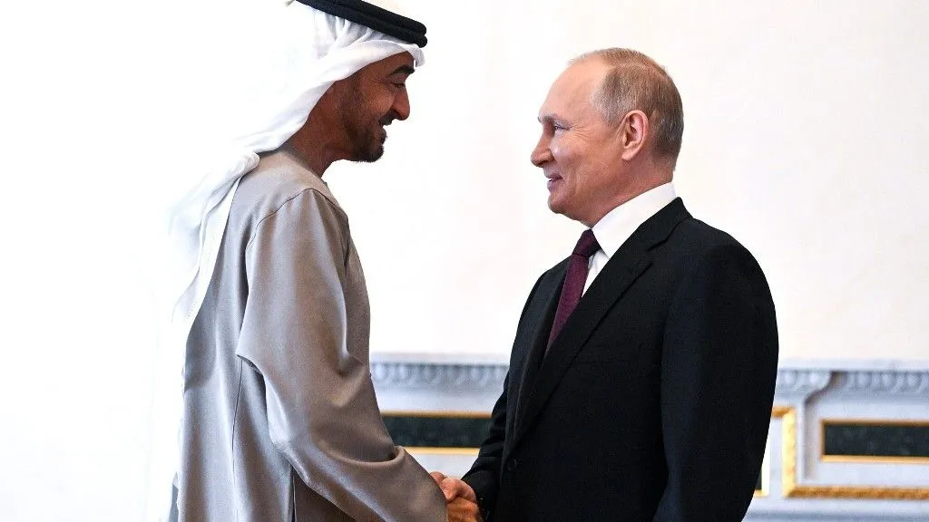 Путин проведёт переговоры с президентом ОАЭ