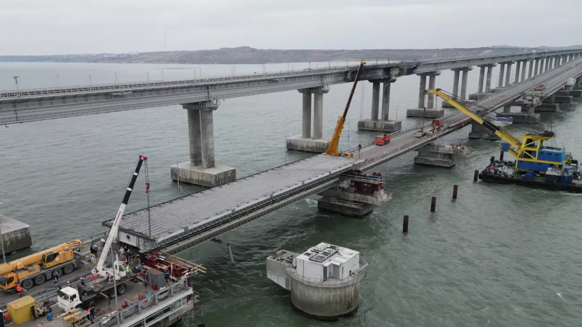 Крымский мост восстанавливают с опережением графика