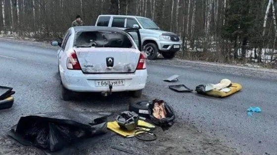 Автомобиль террористов удалось опознать благодаря видео из горящего «Крокуса»